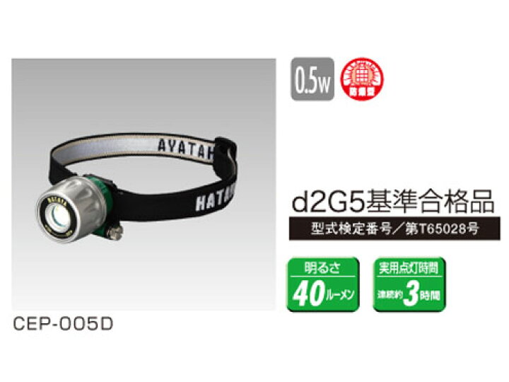 楽天市場】ハタヤリミテッド LED防爆型ヘッドランプ CEP-005D : ライト館