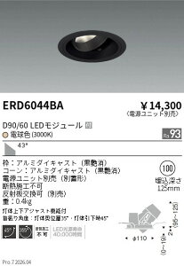 �y15,000�~�`�����������z�����Ɩ� DUAL�@���j�o�[�T��DL�@D90�^D60�@3000K�@���L ERD6044BA (���k�C�����ꗣ��������)