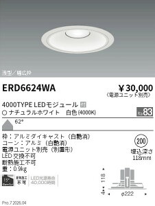�y15,000�~�`�����������z�����Ɩ� COB�x�[�XDL���R�[���@4000�^�C�v�@4000K�@���L�p ERD6624WA (���k�C�����ꗣ��������)