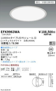�y15,000�~�`�����������z�����Ɩ� �t���b�g�����p�l���@11000lm�^�C�v�@4000K�@Fit EFK9963WA (���k�C���E����E����������)