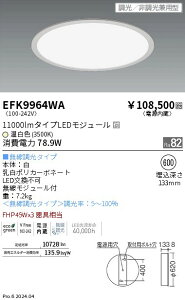 �y15,000�~�`�����������z�����Ɩ� �t���b�g�����p�l���@11000lm�^�C�v�@3500K�@Fit EFK9964WA (���k�C���E����E����������)