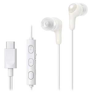 JVC�P���E�b�h JVC HA-FR9UC-W�C���z�� �L�� �}�C�N�t�� �^�C�vC �J�i���^ USB Type-C 1.2m �z���C�g HA-F