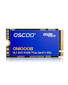 OSCOO 1TB M.2 2242 NVMe SSD PCIe Gen4 x4�A�ő�5400MB/s�A3D NAND ����SSD �O���t�F���N