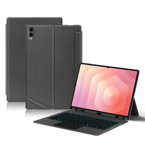 �c�u���Ή� Galaxy Tab S11 Ultra 14.6�C���`�p�� �L�[�{�[�h �^�b�`�p�b�h �o�b�N���C�g�t�� �}�O�l�b�g�� �P�[�X ����