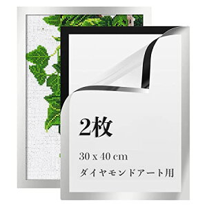 LEADINTOP �_�C�������h�A�[�g �t�H�g�t���[�� 2�� �}�O�l�b�g�t�� 30 x 40 cm �_�C�������h�G��p �ǂ������Ȃ� ���ȔS��