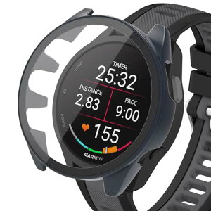TOORQR For Garmin Forerunner 165�Ή� �P�[�X �K�[�~��Forerunner 165 �g�E�H�b�`�P�[�X �����K���X