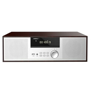 CD�v���[���[ 40W �R���p�N�g�R���|�[�l���g�V�X�e�� CD�X�e���I�~�j�R���| FM���W�I Bluetooth�Ή��X�s�[�J�[ USB/AUX��