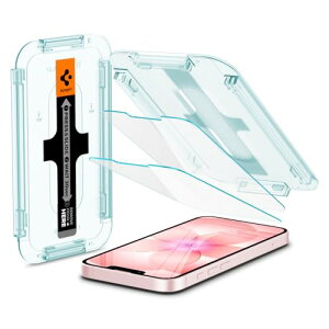 Spigen 17e/16e/14/13 Pro/13 �����K���X�t�B���� �Z���T�[�I�[�v���^�C�v 2���� �ی�t�B���� 9H �����K���X �\
