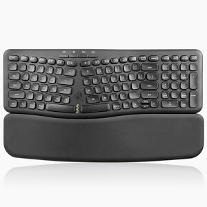 Perixx PERIBOARD-636BUS ���C�����X�G���S�m�~�N�X�p��z��L�[�{�[�h USB2.4�ڑ����E�����X�g���X�g�u���b�N