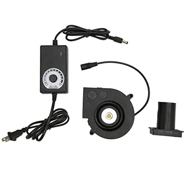 換気ファン 小型送風機 ブラシレスモーター DC12V 速度調整可能 強力気流 110CFM 静音設計 キャンプ 電子機器冷却 オフィス 家庭用