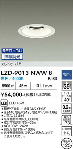 LZD-9013NWW8�@LED�_�E�����C�g�@LED SENMU 5500�N���X 45W 4000K