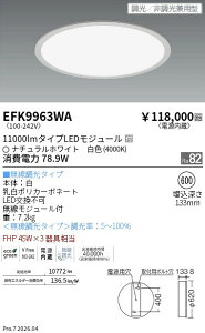 EFK9963WA�@�t���b�g�����p�l���@11000lm�^�C�v�@4000K�@Fit�@ENDO �����Ɩ� �G���h�E �y3980�~�ȏ�(�ō�)�ő��������z