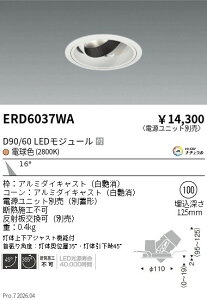 ERD6037WA�@DUAL�@���j�o�[�T��DL�@D90 D60�@2800K�@���p�@ENDO �����Ɩ� �G���h�E �y3980�~�ȏ�(�ō�)�ő��������z