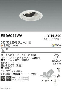 ERD6041WA�@DUAL�@���j�o�[�T��DL�@D90 D60�@2800K�@�L�p�@ENDO �����Ɩ� �G���h�E �y3980�~�ȏ�(�ō�)�ő��������z