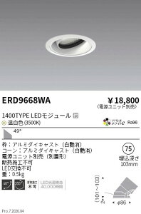 ERD9668WA�@COB���j�o�[�T��DL�@1400�^�C�v�@AW3500K�@WW�@ENDO �����Ɩ� �G���h�E �y3980�~�ȏ�(�ō�)�ő��������z