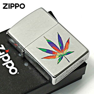 Zippo Wb|C^[ }t@i Marijuana Leaf Series Rainbow Leaf Z207-112500 [֐pi