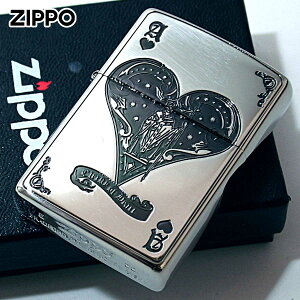 Zippo �W�b�|���C�^�[ �f�r�� �g�����v �n�[�g �V���o�[ Devil Trump 1201S283 ���[���֐�p���i