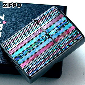 Zippo �W�b�|���C�^�[ �V�F�� �L �C�����C �ۛ� �X�g���C�v �u���b�N SHELL STRIPE BK 1201S832 ���[���֐�p���i