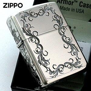 Zippo �W�b�|���C�^�[ �A�[�}�[ 5�� �A���x�X�N ���� �A���e�[�N�� �V���o�[ ARMOR 5F ARABESQUE SV 1201S477 ���[���֐�p���i