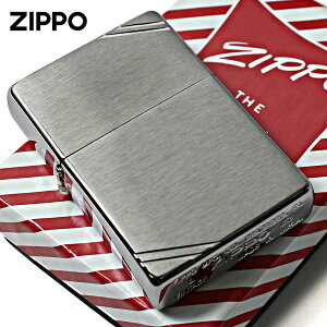 Zippo �W�b�|���C�^�[ 1937���v���J ���n �V���o�[ ����� �t���b�g�g�b�v �r���e�[�W �_�C���S�i�����C�� �u���b�V���h�N���[�� Brushed Chrome Vintage No.230 ���[���֐�p���i