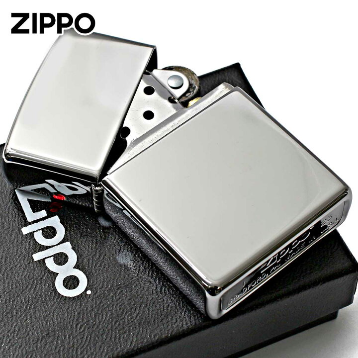 楽天市場】Zippo ジッポライター 無地 シルバー 鏡面 ハイポリッシュ 