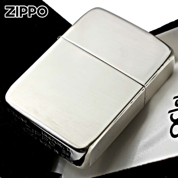 楽天市場】Zippo ジッポライター 純銀 スターリングシルバー 925 