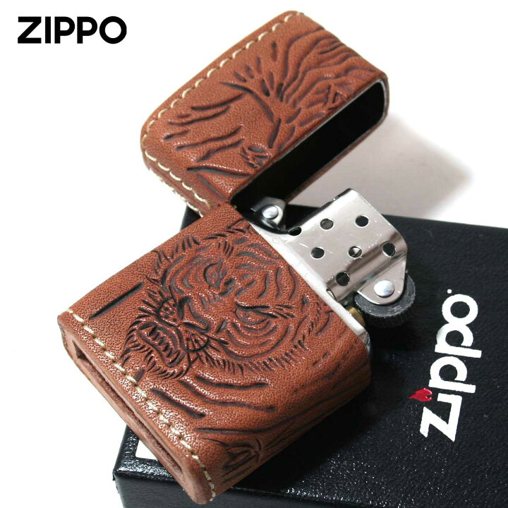 楽天市場】Zippo ジッポライター 革巻き レザー ワークス カオス 