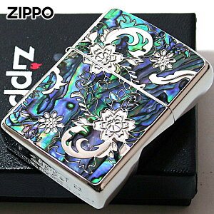 Zippo �W�b�|���C�^�[ �A�[�}�[ �V�F�� ���U�C�N�V�F�� ARMOR Mosaic Shell Diano Silver B ���[���֐�p���i