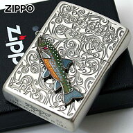 Zippo ジッポライター イワナ ヴィンテージ 七宝メタル 淡水魚 Vintage Cloisonne fish metal Fresh Wate…