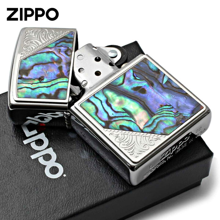 楽天市場】Zippo ジッポライター シェル 貝 インレイ 象嵌 ウエスタン 