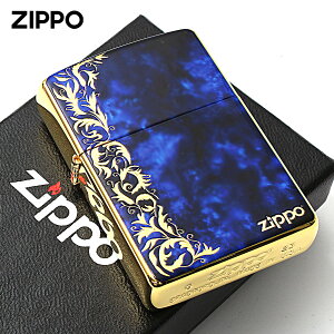 Zippo �W�b�|���C�^�[ �嗝�Β� �u���[�}�[�u�� �A���x�X�N ���� �����b�L Marble Arabesque 2G-BLARZ ���[���֐�p���i