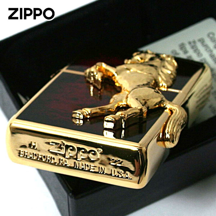 楽天市場】Zippo ジッポライター 馬 ホース 2面連続メタル ウイニング 