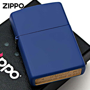 Zippo �W�b�|���C�^�[ ���n ���C�����u���[ �}�b�g Royal Blue Matte �h�� 229 ���[���֐�p���i