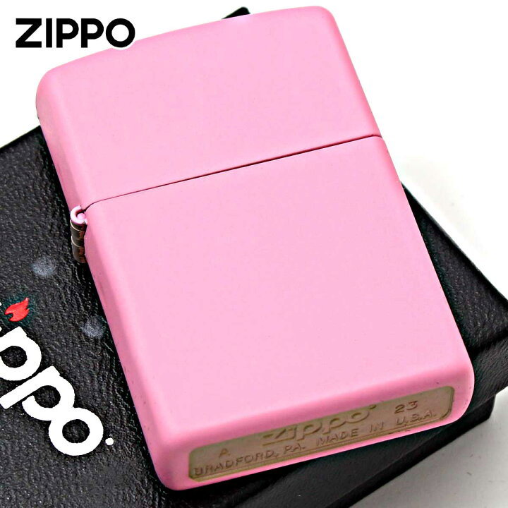 楽天市場】Zippo ジッポライター 無地 ピンク マット Pink Matte 塗装 