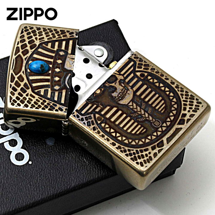 楽天市場】Zippo ジッポライター ビンテージ風 ユーズド エジプト神話 