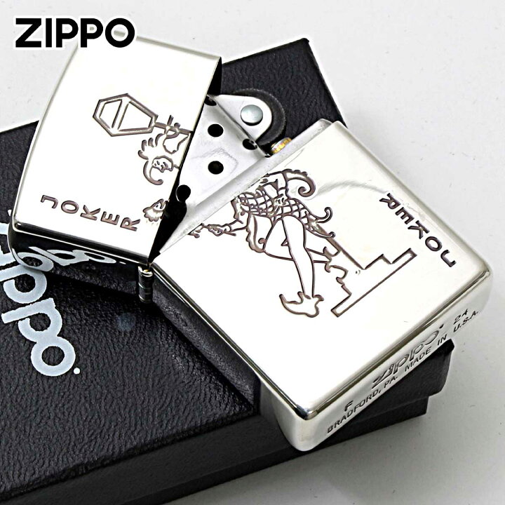 楽天市場】Zippo ジッポライター トランプ柄 銀いぶし ジョーカー 