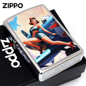 Zippo Wb|C^[ NOSE ART Pin Up Girl Woman m[YA[g sibvK[ ZNV[ Z207-125621 [֐pi