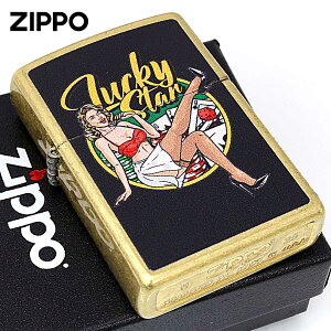 Zippo Wb|C^[ LUCKY STAR Pin Up Girl sibvK[ ZNV[ gv Z48267-125626 [֐pi