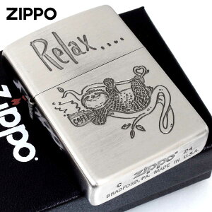 Zippo �W�b�|���C�^�[ NAGOMI animal Pelax �Ȃ܂����� ���b�Z�[�W 202-RELAX ���[���֐�p���i