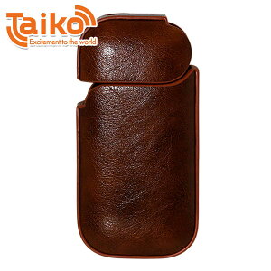 大宏 アイコス対応 加熱式 タバコケース アンティークレザー柄 ブラウン 136 YMEX