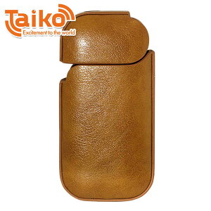 大宏 アイコス対応 加熱式 タバコケース アンティークレザー柄 キャメル 137 YMEX