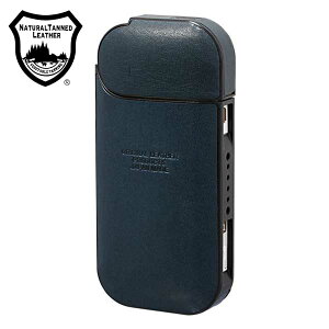 栃木レザー アイコス対応 加熱式 タバコケース フルカバーシリーズ ジーンズ ネイビー L-20468 NV YMEX