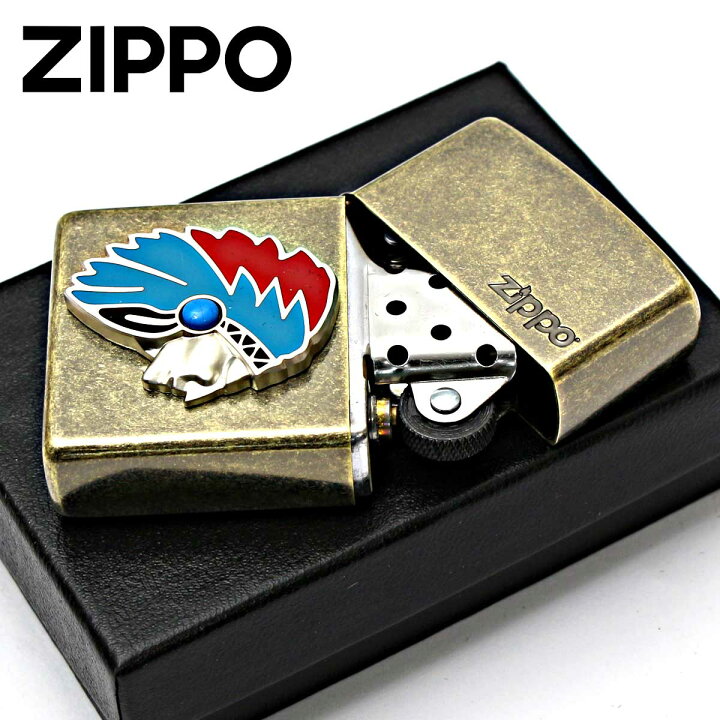 楽天市場】Zippo ジッポー ネイティブアメリカン メタル Native 