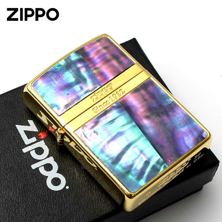 楽天市場】Zippo ジッポー シェル 貝 ゴールド ラインシェルフィッシュ 