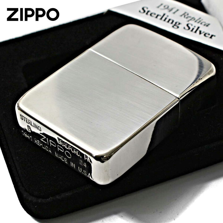 楽天市場】Zippo ジッポー 純銀 スターリングシルバー 925 Sterling 