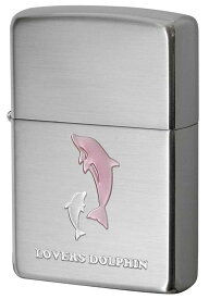 Zippo ジッポー LOVERS DOLPHIN ラバーズドルフィン PK zippo ジッポ ライター オプション購入で名入れ可