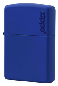 Zippo �W�b�|�[ ���C�����u���[ �}�b�g �W�b�| ���S Royal Blue Matte Zippo Logo 229ZL �v���[���g ���蕨 �j�� ���� �V���v�� �I�v�V�����w���Ŗ������ ���[���։�
