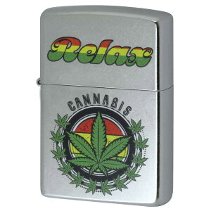 Zippo Wb|[ }t@i Marijuana Leaf Series Relax Leaf Z207-112481 v[g 蕨 j  IvVwŖ [։