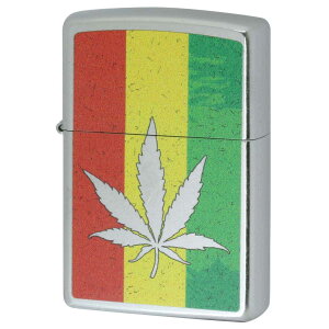 Zippo Wb|[ }t@i Marijuana Leaf Series Rasta Leaf Z207-112482 v[g 蕨 j  IvVwŖ [։