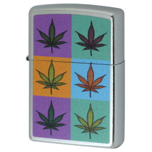 Zippo Wb|[ }t@i Marijuana Leaf Series Colorful Leaves Z207-112483 v[g 蕨 j  IvVwŖ [։